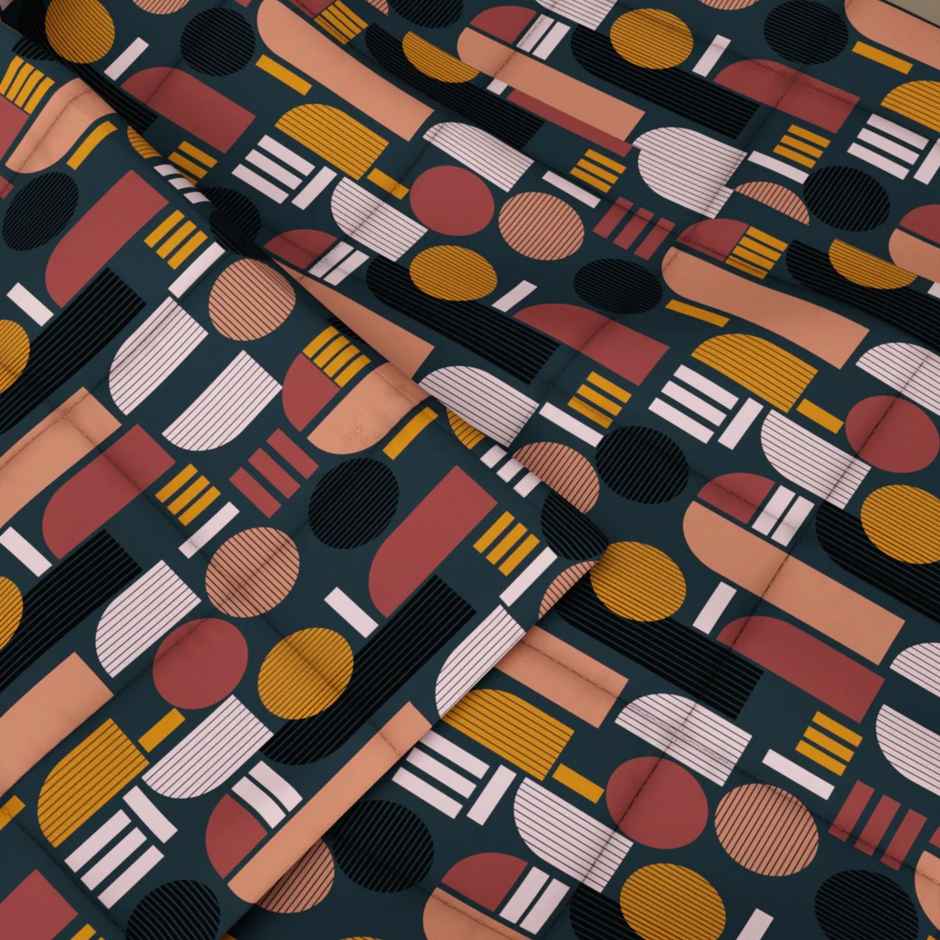 Kopa Super Soft Microfiber Double Comforter for All Weather | Double Size, Geometric | Polka Dot