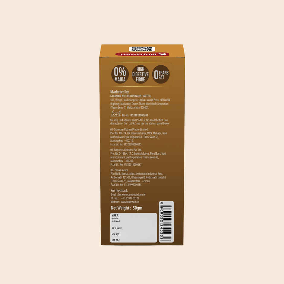 Nutrisum Oats Cookies- No Added Sugar | Jeera Butter