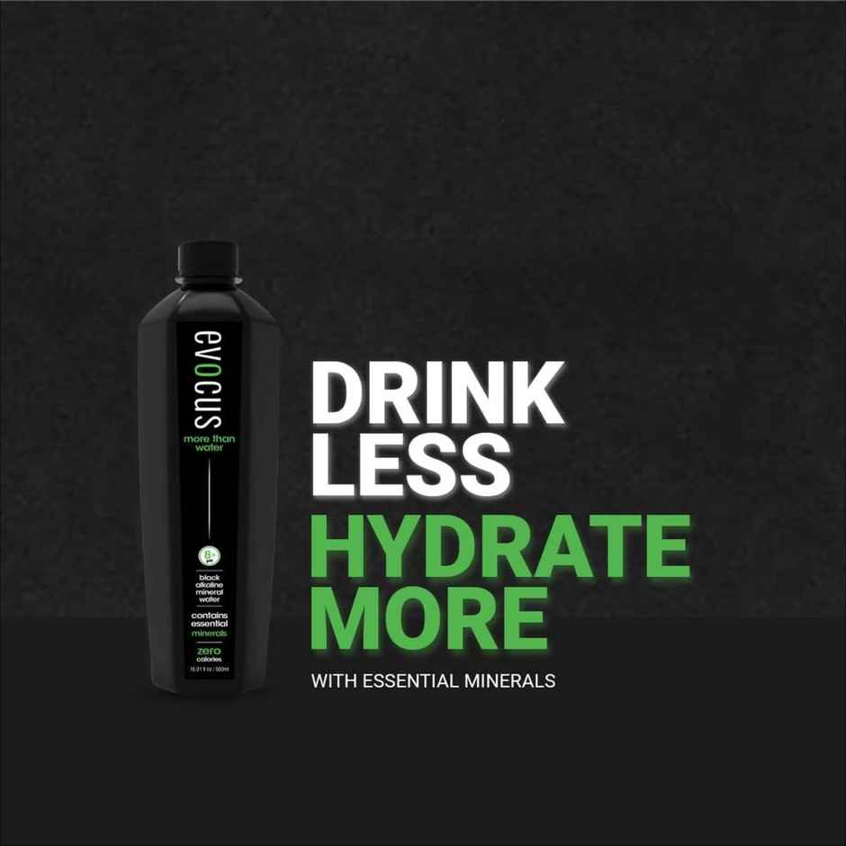 Evocus Black Alkaline Water