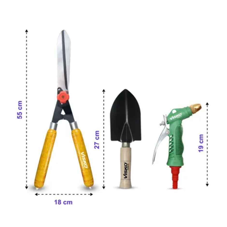 Visko Garden Tools Set With 3 Pieces Garden Tool Kit