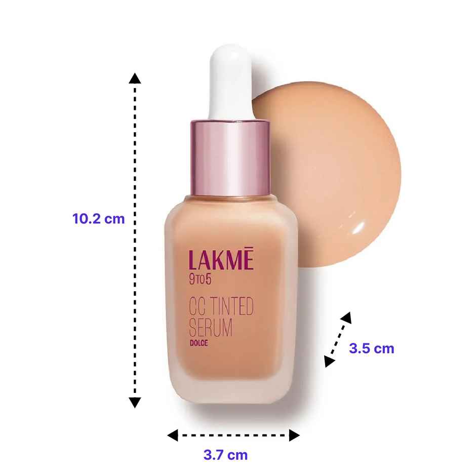 Lakme Cc Tinted Serum With 2% Hyaluronic Acid - Dolce
