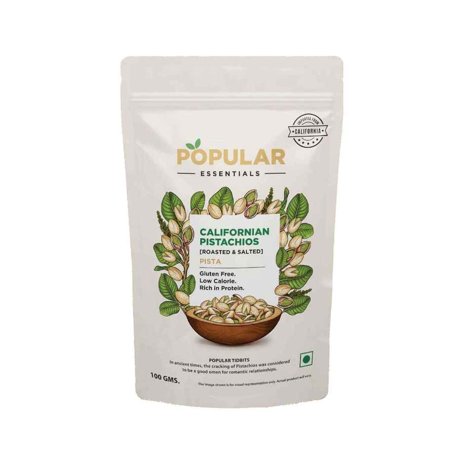 Popular Essential Californian Pistachios Roasted & Salted (With Shell)