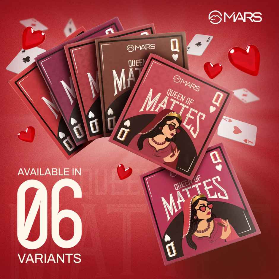 MARS Cosmetics Queen of Mattes Liquid Lipsticks Box Set of 3 | Plums & Maroons