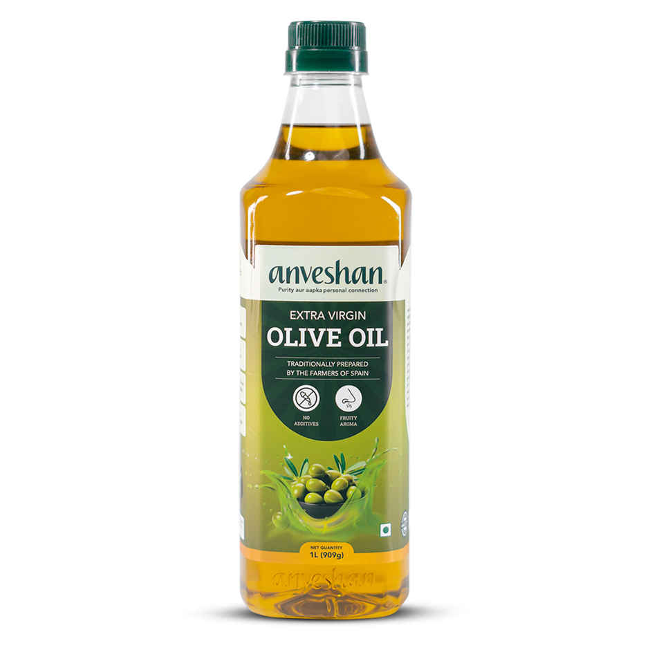 Anveshan Extra Virgin Olive Oil | Pet Bottle | Cold Pressed Extraction
