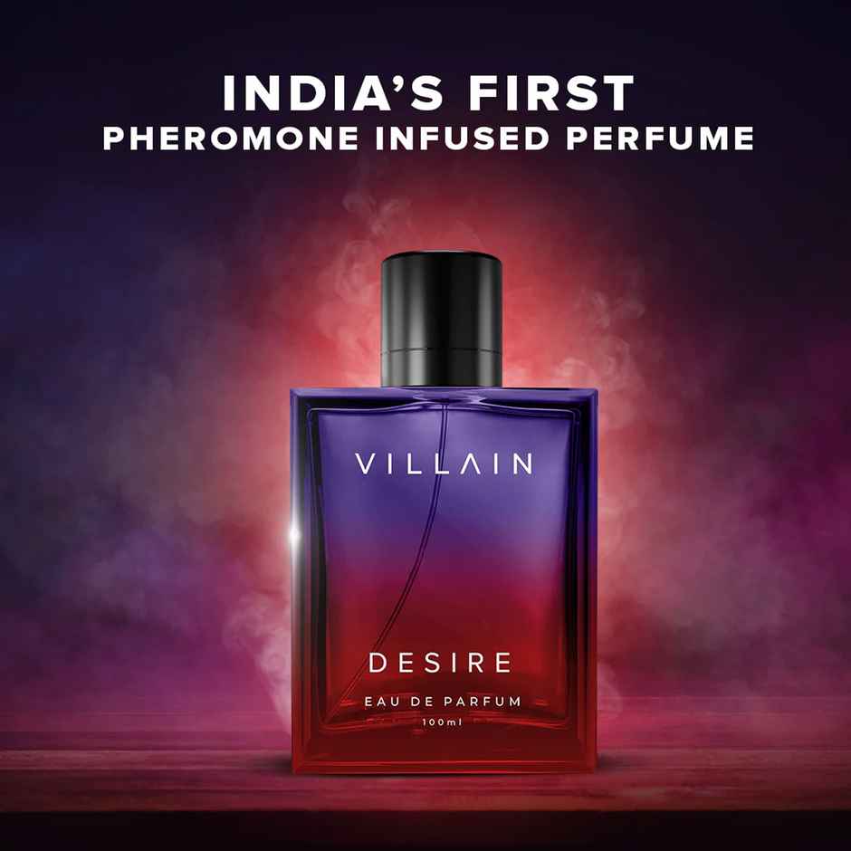 VILLAIN Desire Perfume for Men | Vanilla & Amber EDP | Long Lasting