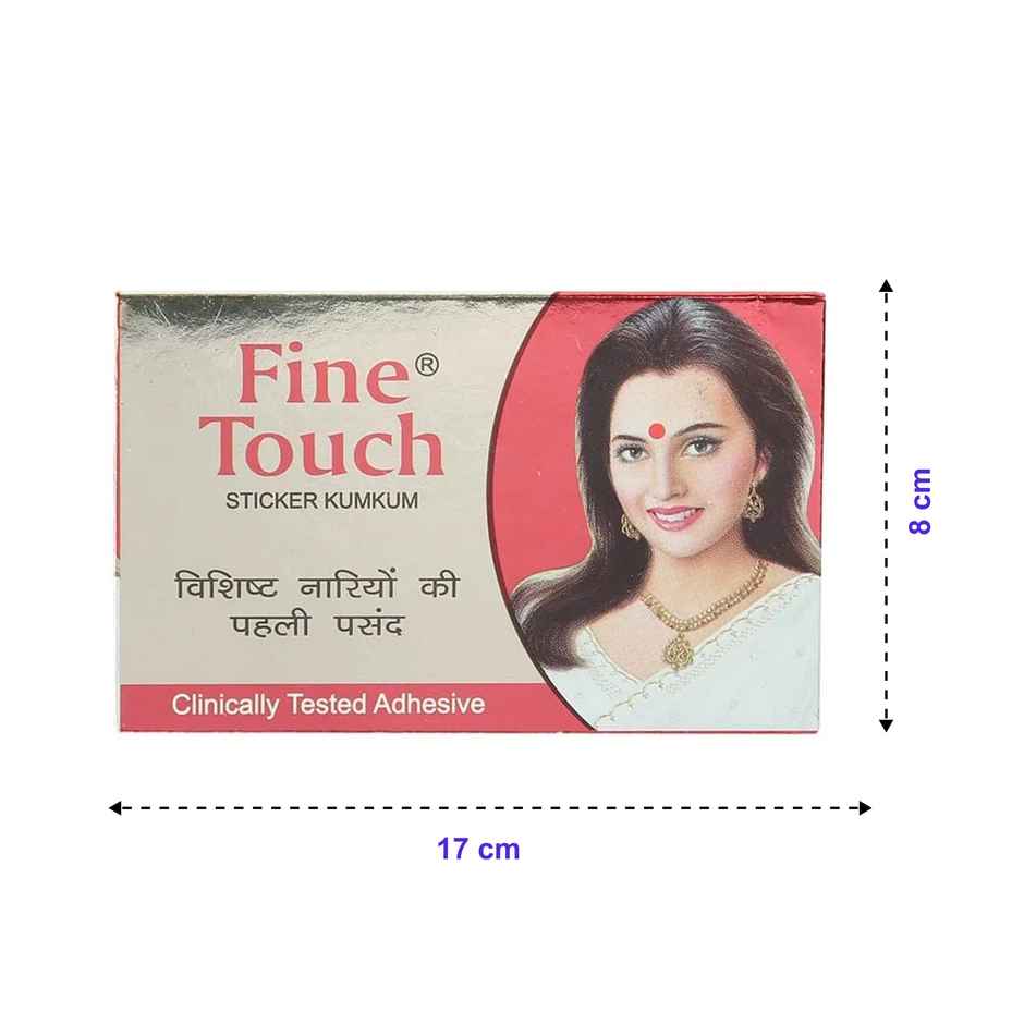 Fine Touch Bindi | Black 8 No