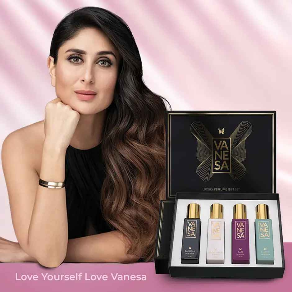 Vanesa Luxury Perfume Gift Set | 20 ml X 4 Set Eau De Parfum - 80 ml For Women
