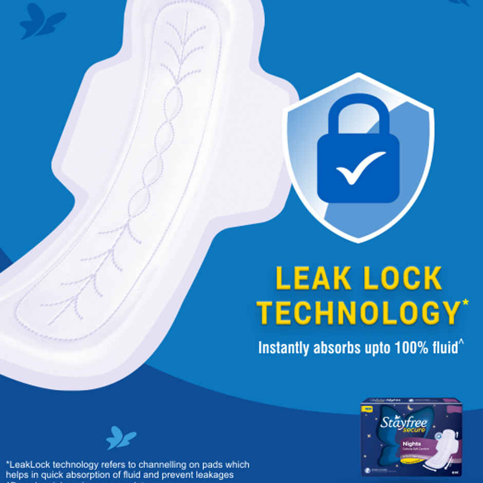 Stayfree Secure Nights XXL Sanitary Pads Combo  
