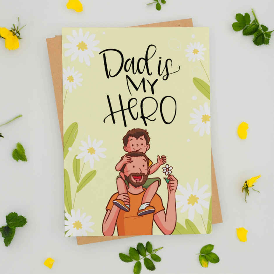 Dad Is Hero Card | Mad Over Prints