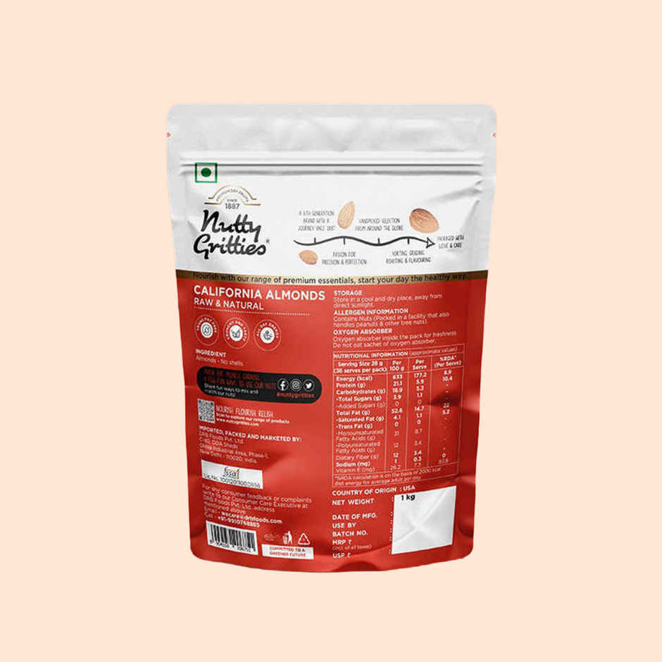 Nutty Gritties California Almonds