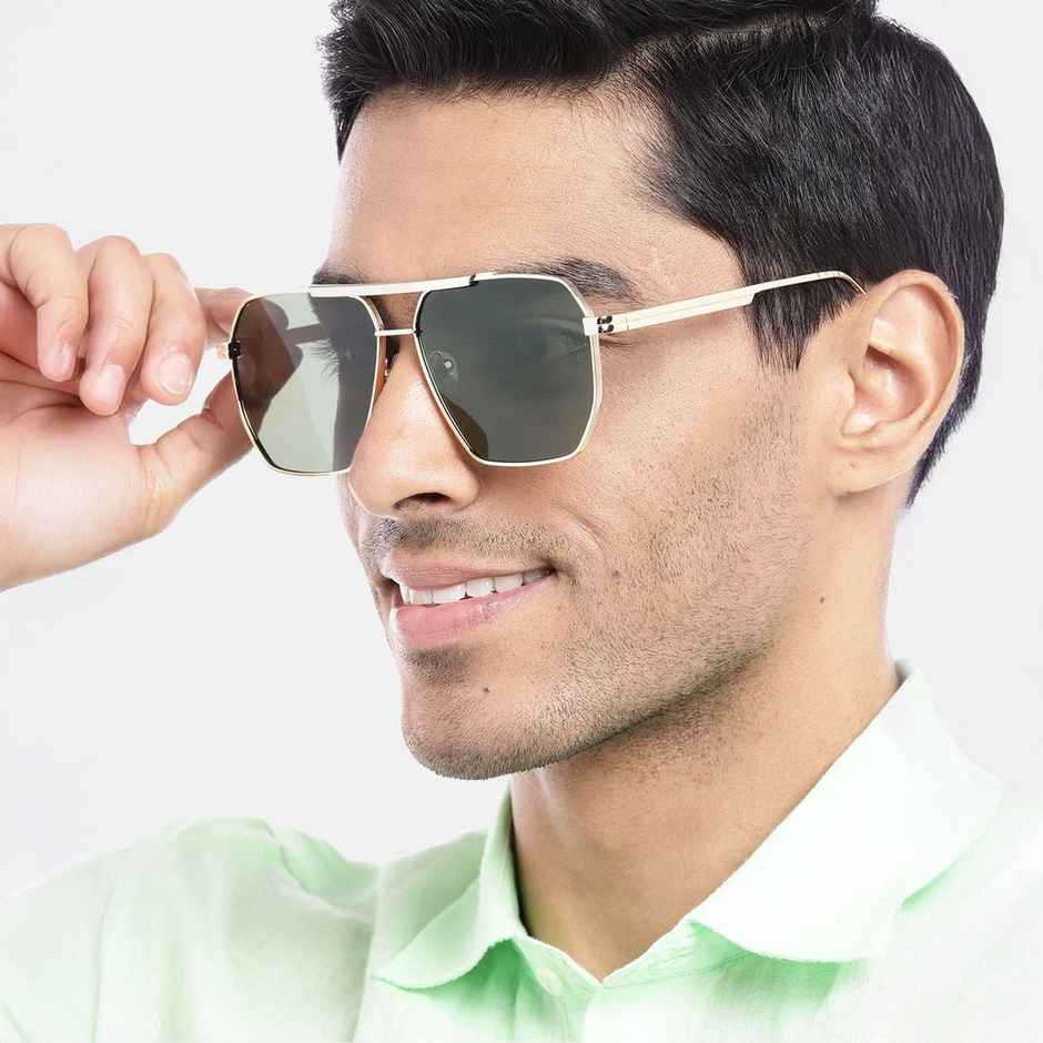 Carlton London Premium Men Rectangle Sunglasses With Polarised & UV Protected Lens CLSM138