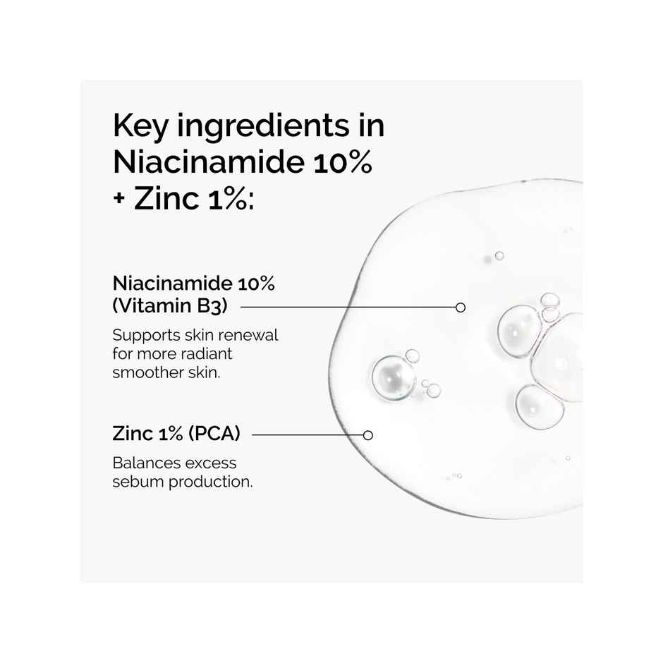 The Ordinary Niacinamide 10% + Zinc 1% (60ml) & The Ordinary Squalane Cleanser (50ml) & The Ordinary Squalane + Amino Acids Lip Balm (15ml) Combo