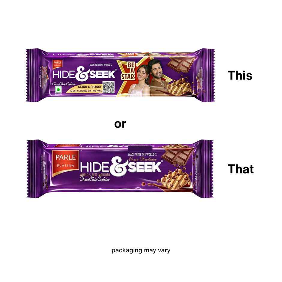 Parle Hide & Seek Chocolate Biscuits | Rich & Crunchy
