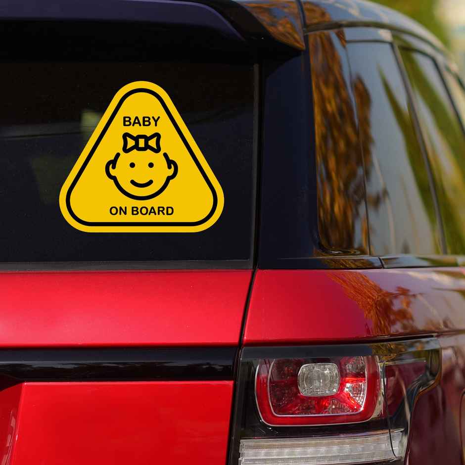 House Of Festivals Automobile Reflective Sticker - 10 x 10 Inches Design 8