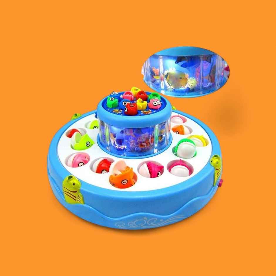 Toyshine Fish Catching Game with Music & Lights | 26 Fishes Included