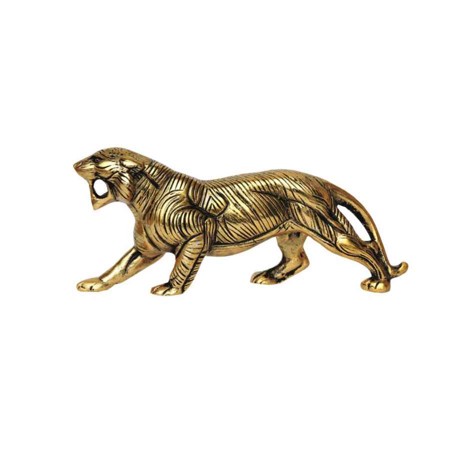Devnidhii Lion in Gold Polish Vastu/ Fengshui