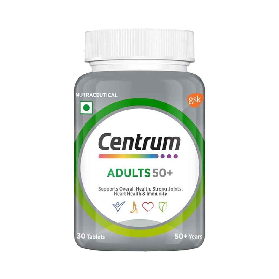 Centrum Adults Multivitamins - Vit. B, D, C & more for Energy, Mobility & Immunity (30 Veg Tablets)