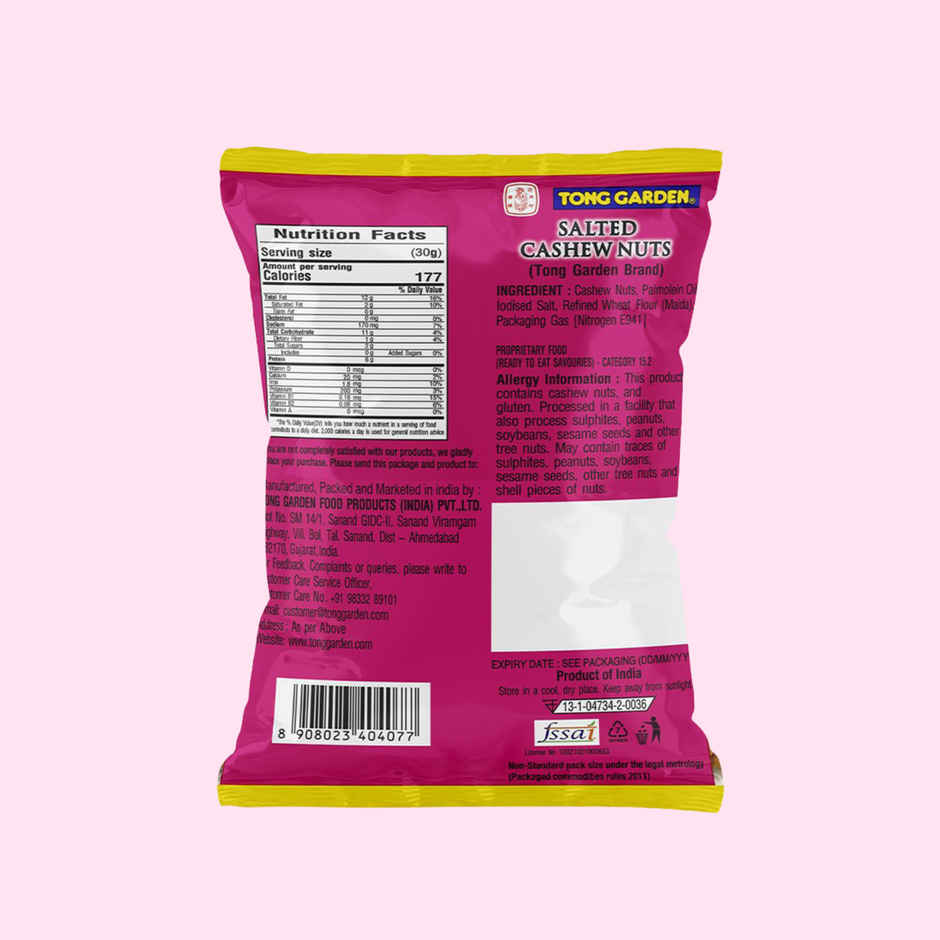 Tong Garden Salted Cashew Nuts