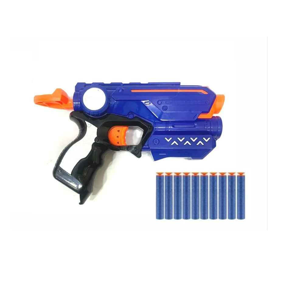 Fablue Foam Blaster Long Range Power Shooter Gun Toy With 10 Soft Foam Bullets | Toy Gun
