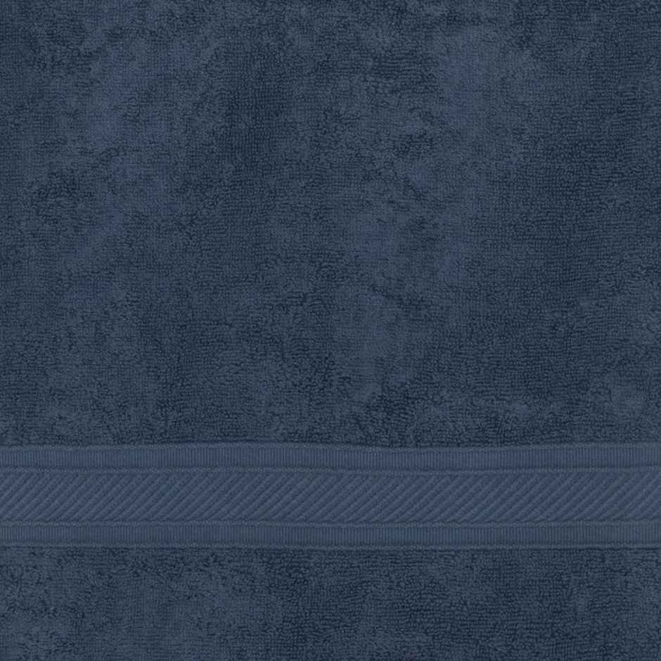 Jockey T201 Cotton Terry Hand Towels | Ultrasoft & Durable | Solid Navy