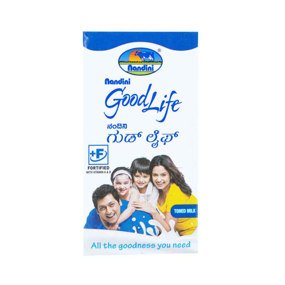 Nandini Goodlife Milk UHT (Pouch Brik) Combo