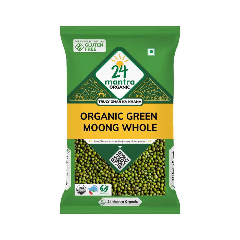 24 Mantra Organic Green Moong Whole
