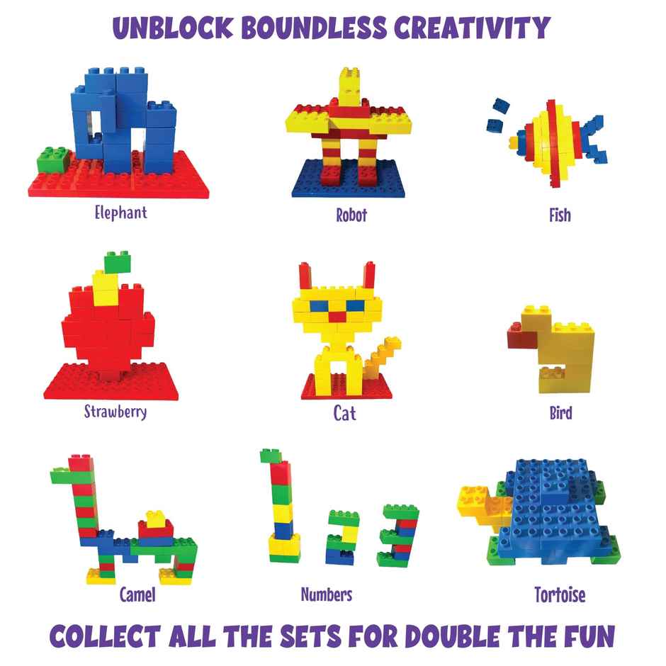 WinMagic Toys Playmagic Building Blocks 85 Pcs