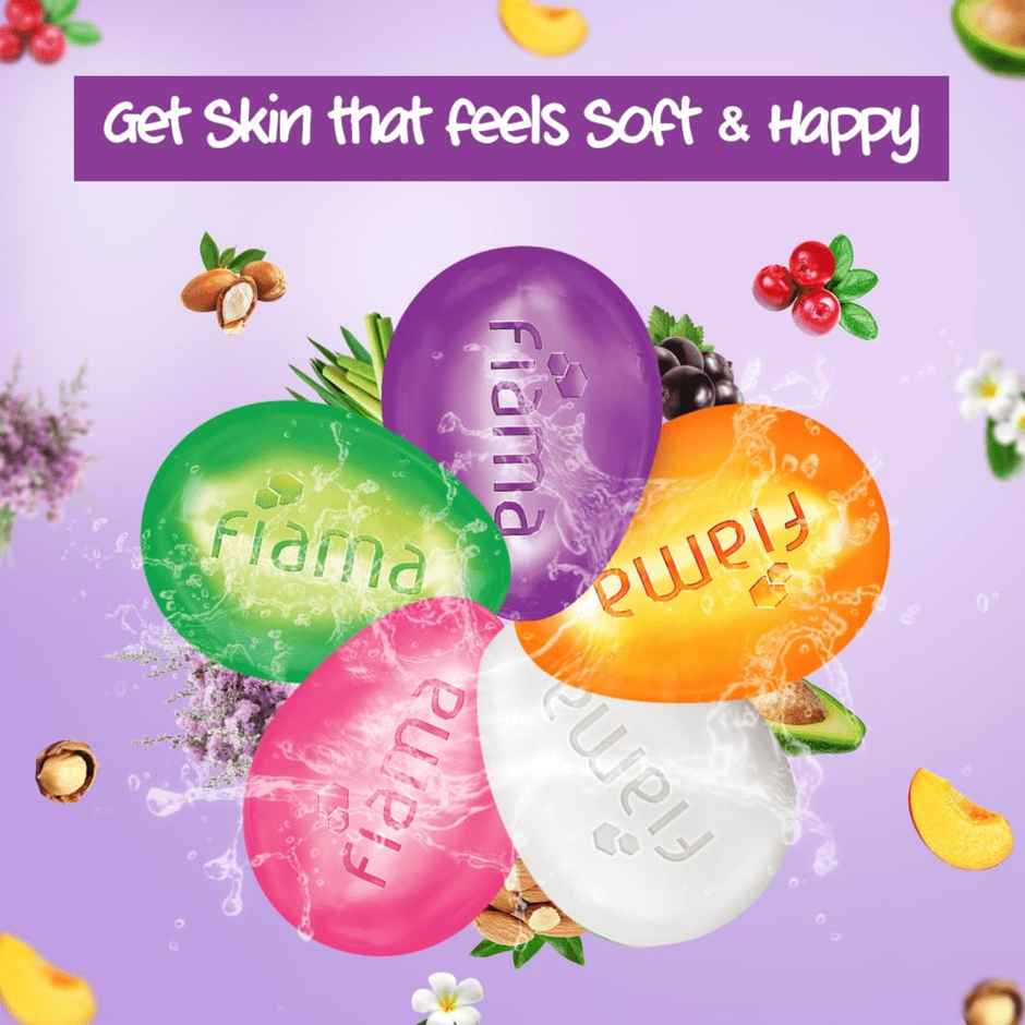 Fiama Gel Bar Celebration Pack With 5 Unique Gel Bars, with Skin Conditioners