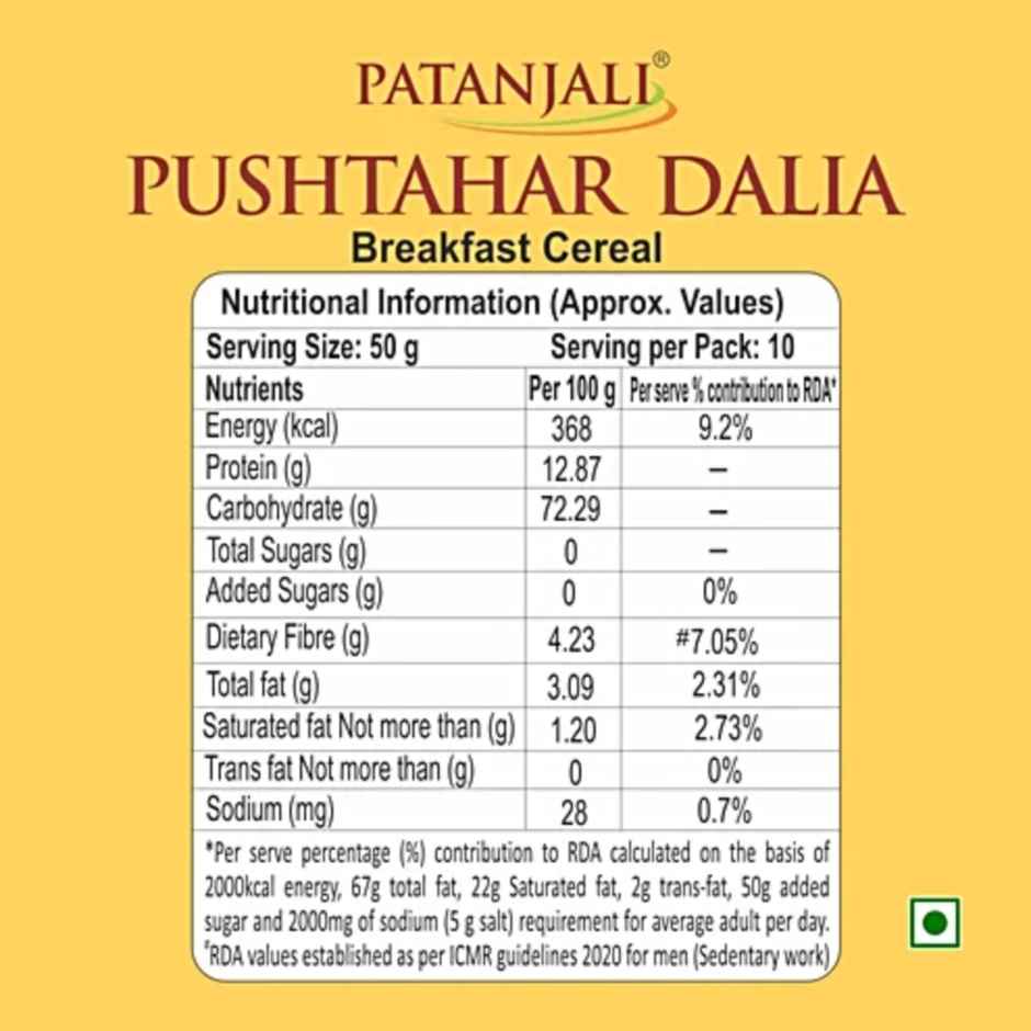 Patanjali Pushtahar Dalia