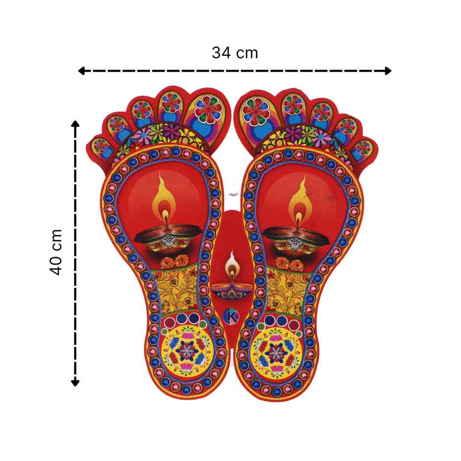 Jai Kashi Mata Paduka Sticker
