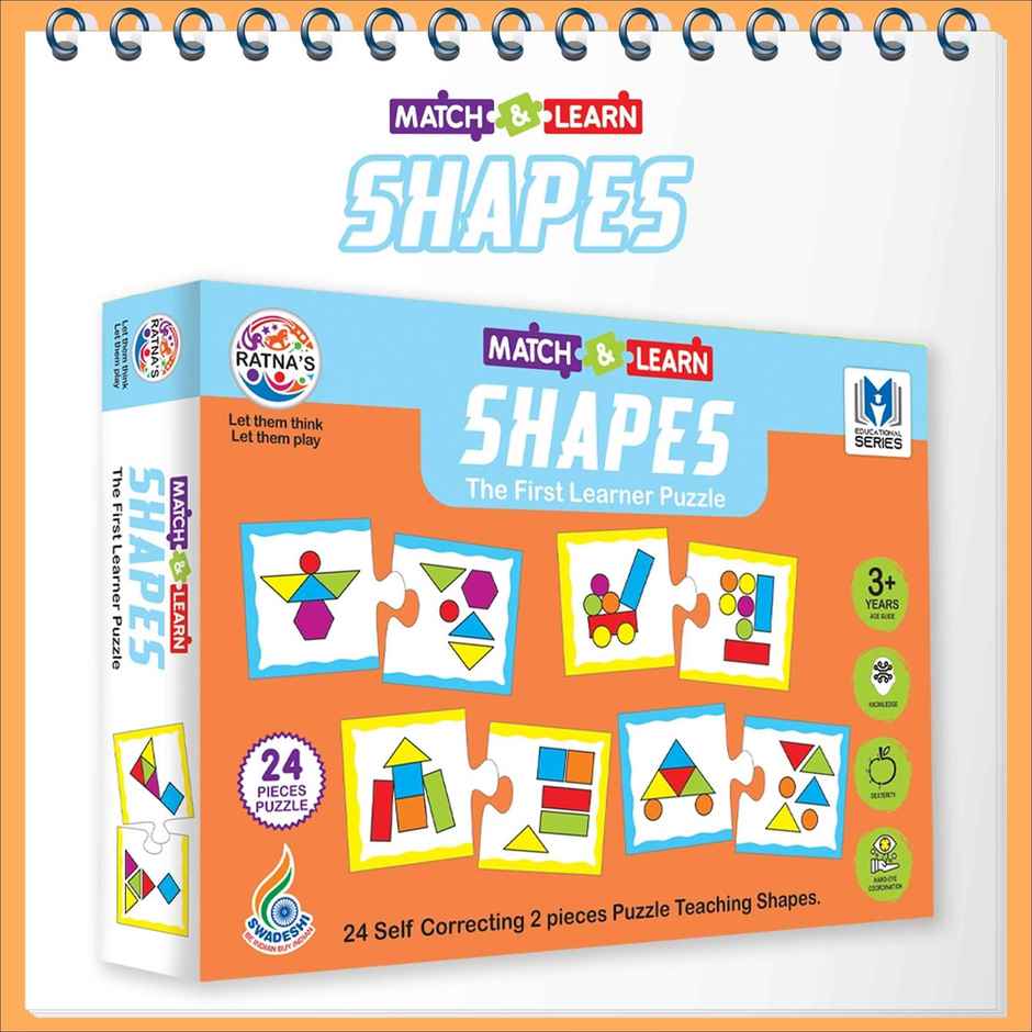 Ratna's Match & Learn Shapes Jigsaw