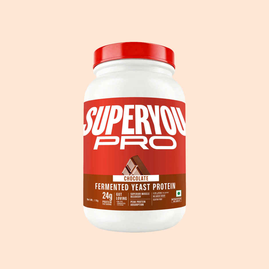 SuperYou Pro Fermented Yeast Protein- Chocolate | 24g Protein Per Scoop