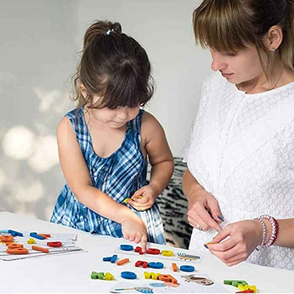 Aditi Toys Magnetic Learning Alphabet Letters - Capital ABCD Magnetic Letter Symbol Set for Kids 3+
