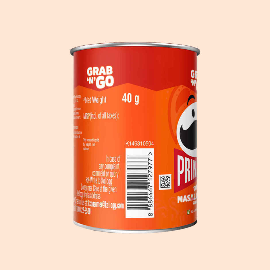 Kellogg's Pringles Potato Chips Desi Masala Tadka Flavour