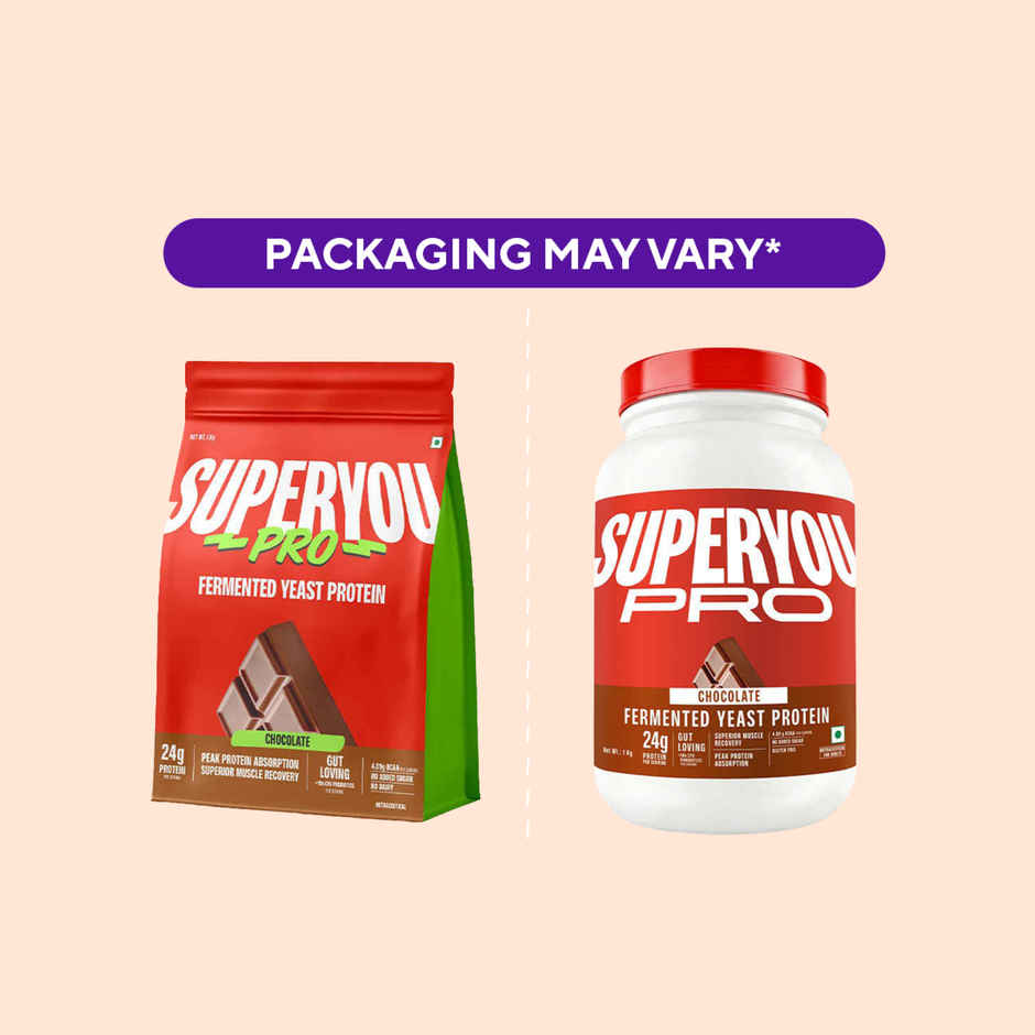 SuperYou Pro Fermented Yeast Protein- Chocolate | 24g Protein Per Scoop