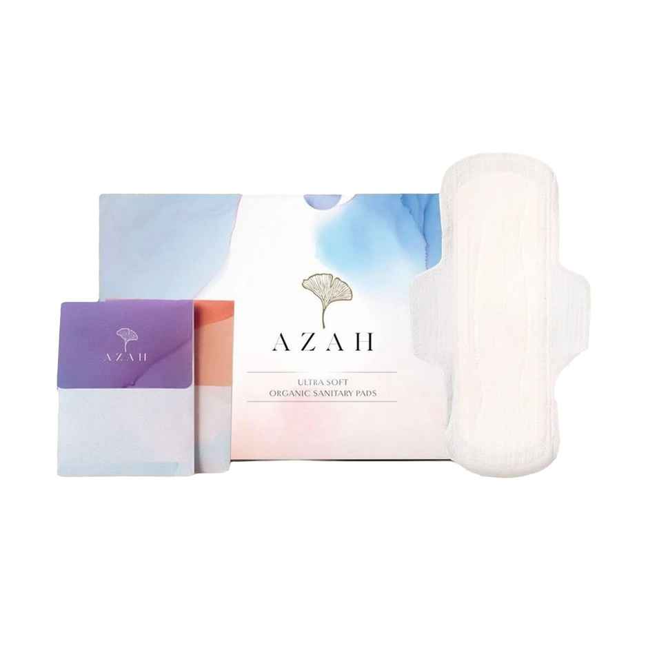 Azah Rash-Free Sanitary Pads (Box of 30 Pads : All XL - with Disposable bags)
