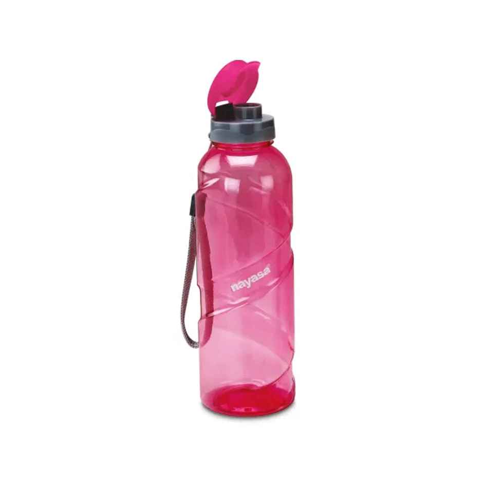 Nayasa Swirl Deluxe Plastic BPA Free Water Bottle | 500 ml | Assorted