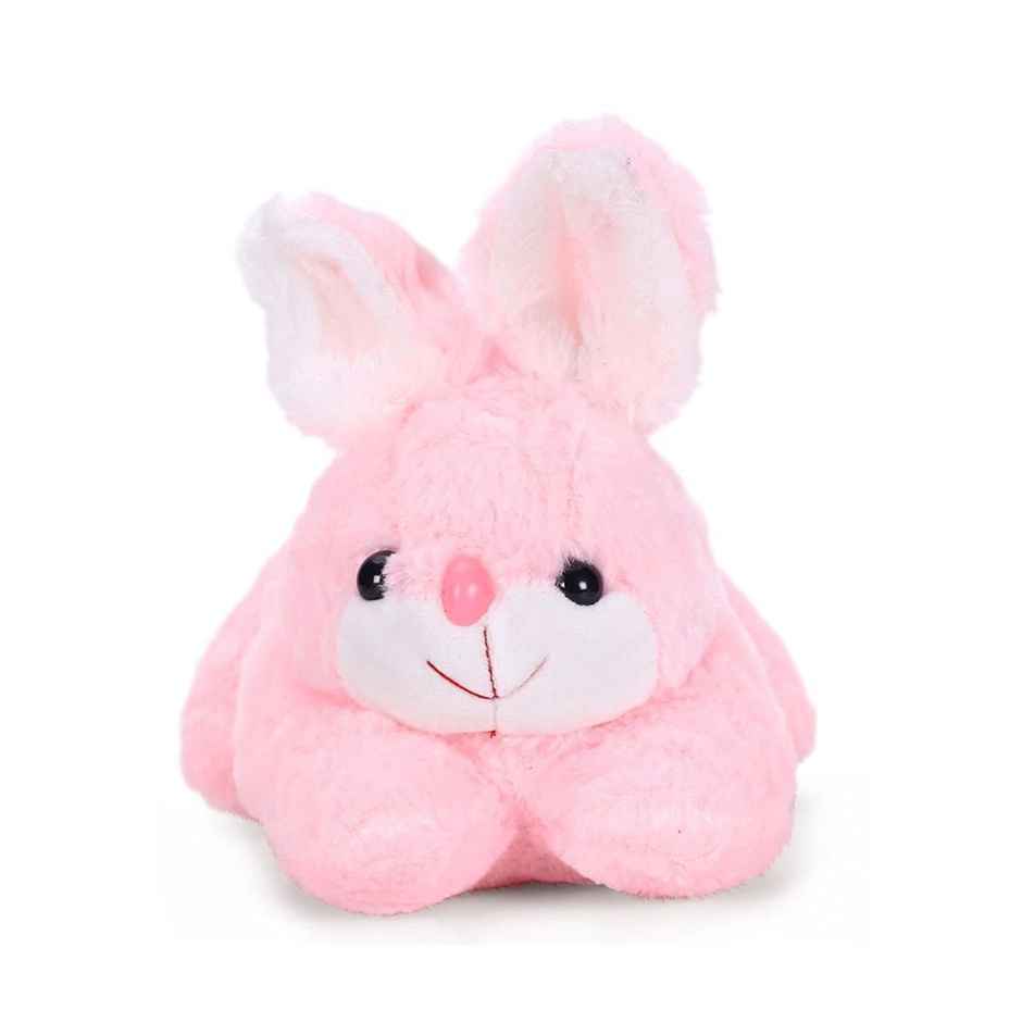 Babique Rabbit Plush Cute Rabbit Soft Toys | Animal Home Decor Baby/Boys/Girls | Pink | 26 cm