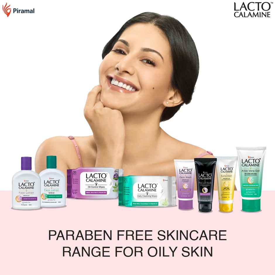 Lacto Calamine Facewash With Kaolin Clay And Niacinamide For Oily Skin