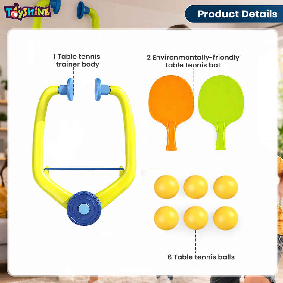 Toyshine Portable Indoor Hanging Table Tennis Adjustable Training Device