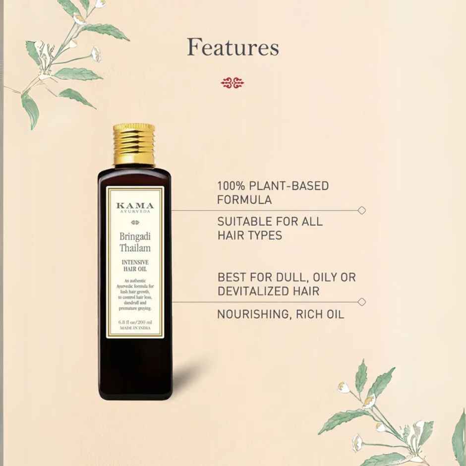 Kama Ayurveda Bringadi Intensive Hair Treatment Oil