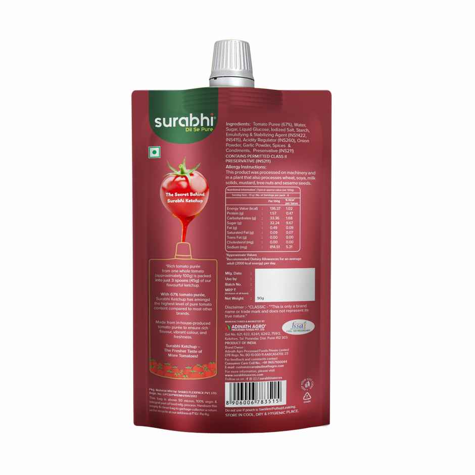 Surabhi Classic Tomato Ketchup