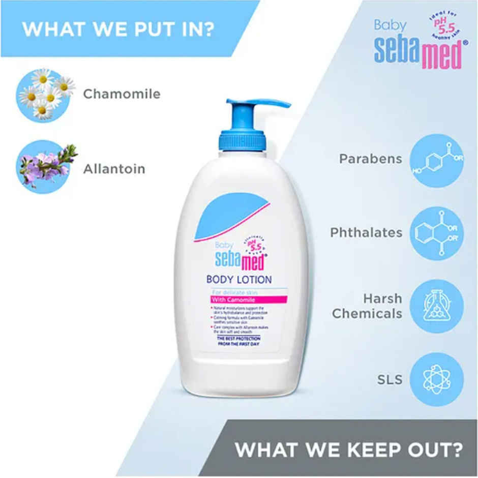 SebaMed Baby Body Lotion, For All Skin Types