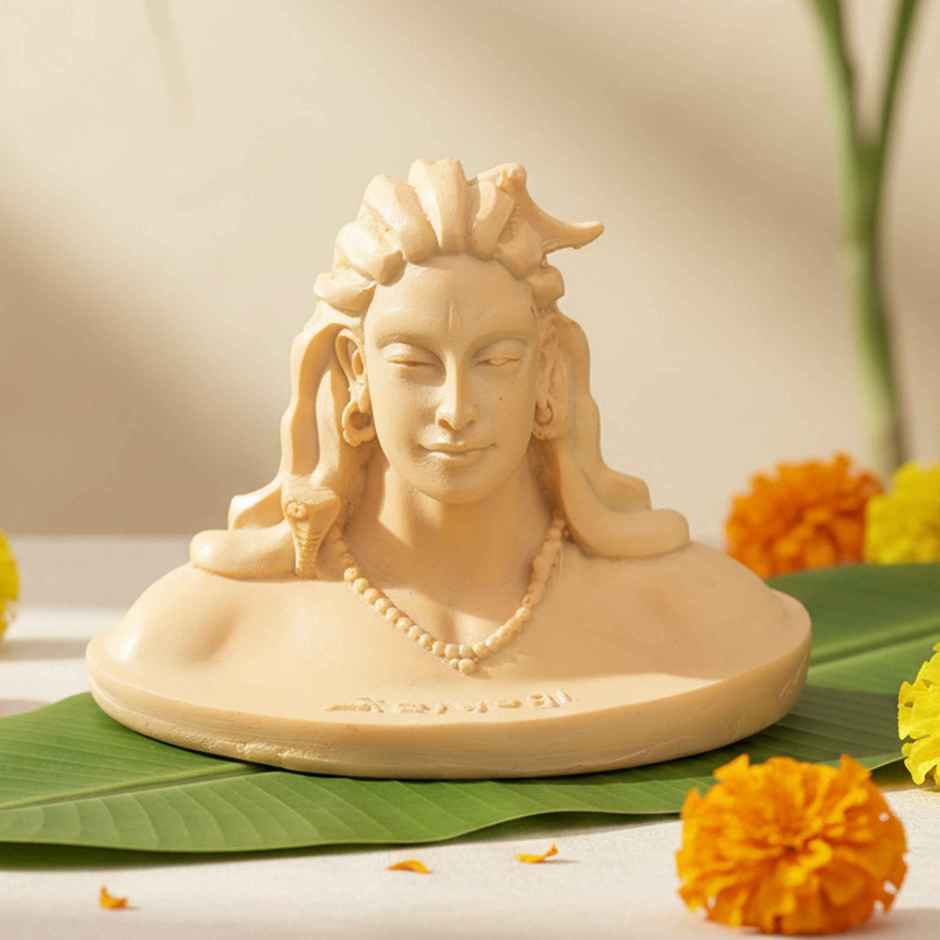 Adiyogi Shiv Idol | Religious Statue | Resin Finish | ServDharm