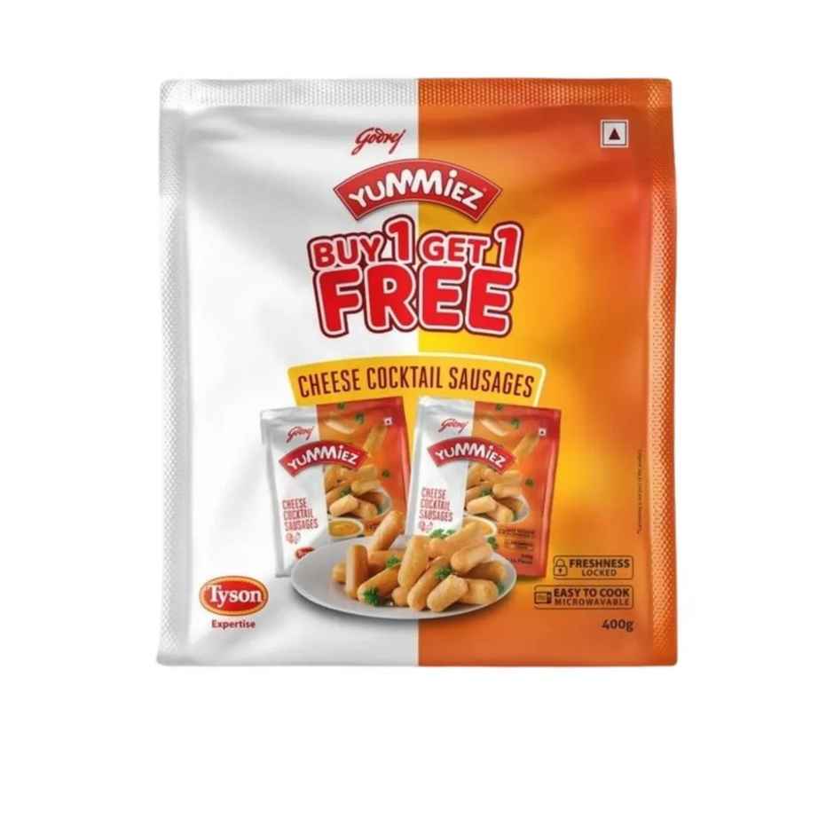 Godrej Yummiez Chicken Cheese Cocktail Sausages
