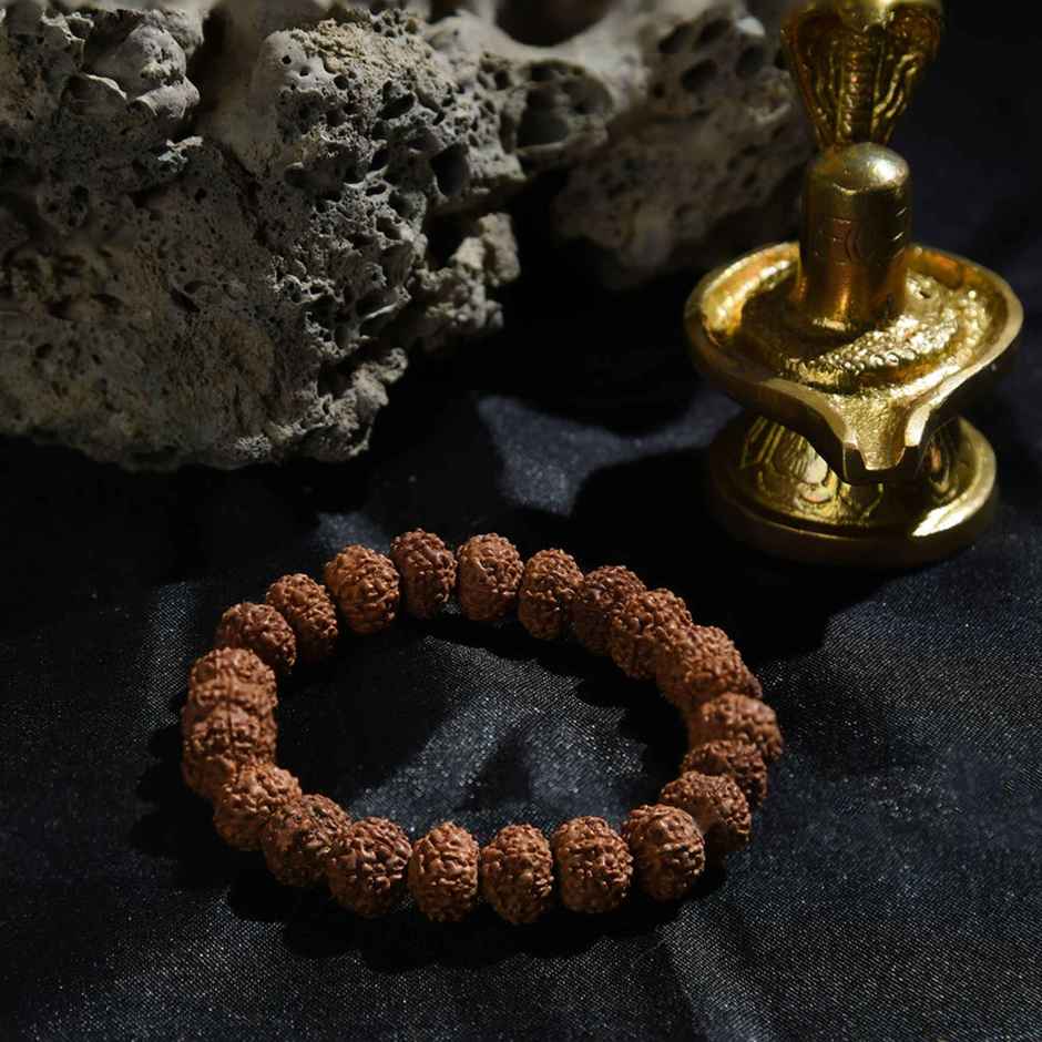 Astrotalk 7 Mukhi Rudraksha Bracelet for Spiritual Wear | Pack of 1