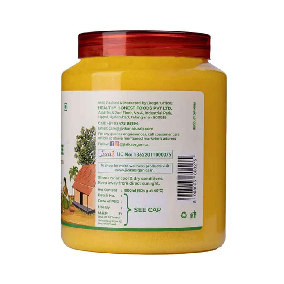 Jivika Natural Cow Ghee | Traditionally Churned Bilona Method