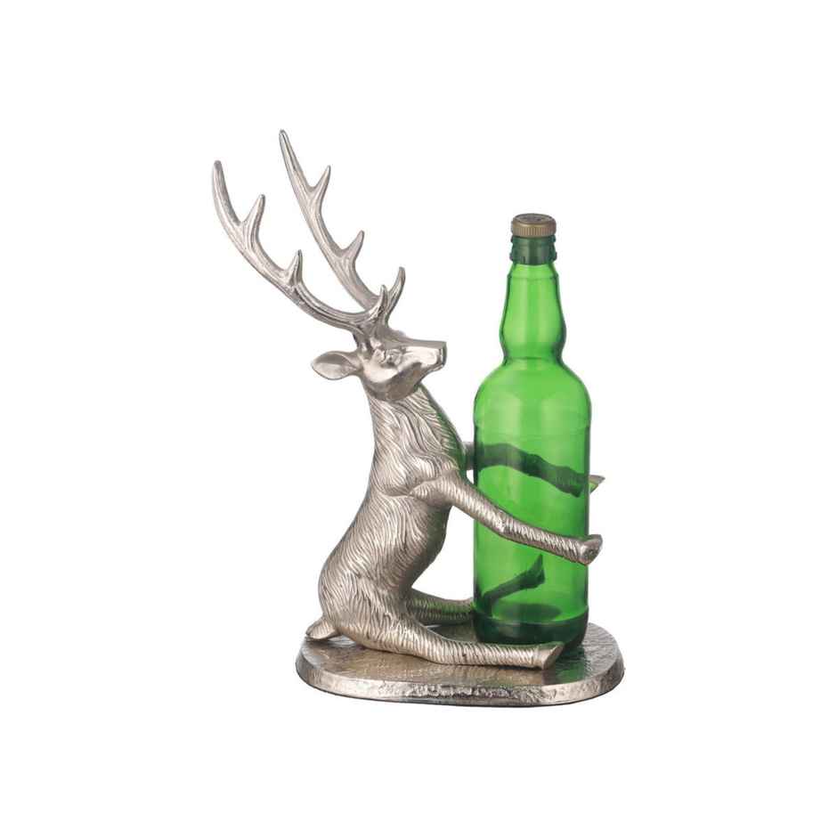 Trovea's Buck's Spirit Stand: Elegant Deer Bottle Holder