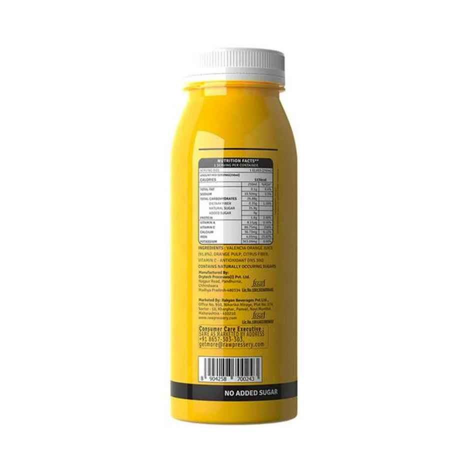 Raw Pressery Valencia Orange Fruit Juice