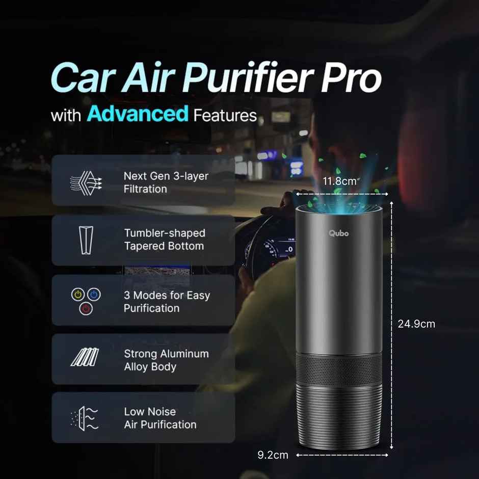 Qubo Car Air Purifier Pro from Hero Group